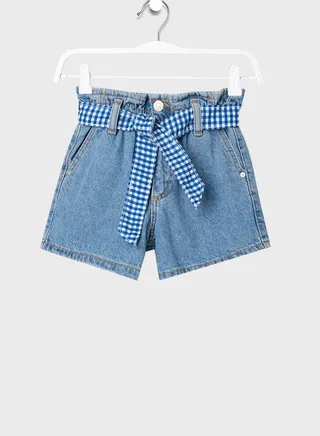 Kids Bow Detail Shorts 