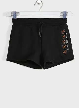 Kids Logo Printed Shorts 