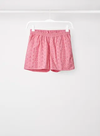 Kids/Teen Embroidered Shorts Sachet Pink 