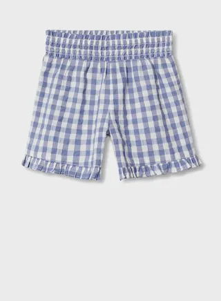 Infant Checked Shorts 
