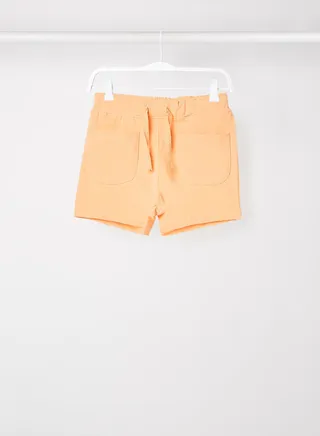 Kids Pocket Detail Shorts Peach 