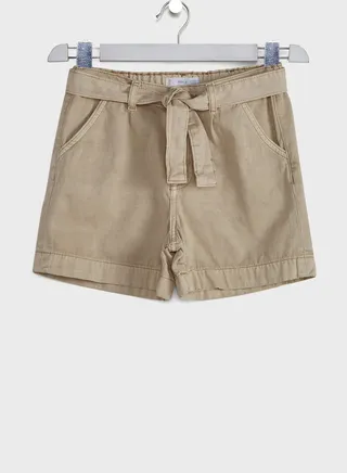 Kids Tie Waist Shorts 