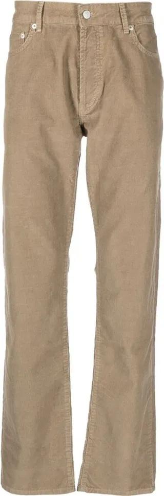 Straight-Leg Corduroy Trousers