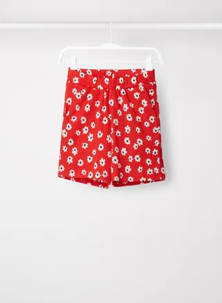 Kids/Teen Printed Shorts High Risk Red 