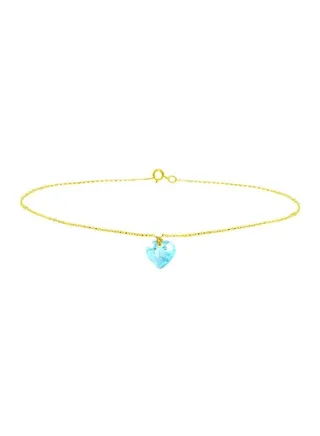 18 Karat Gold Topaz Bracelet 