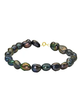 10 Karat Gold With Pearls Luxury Pet Collar Bracelet 