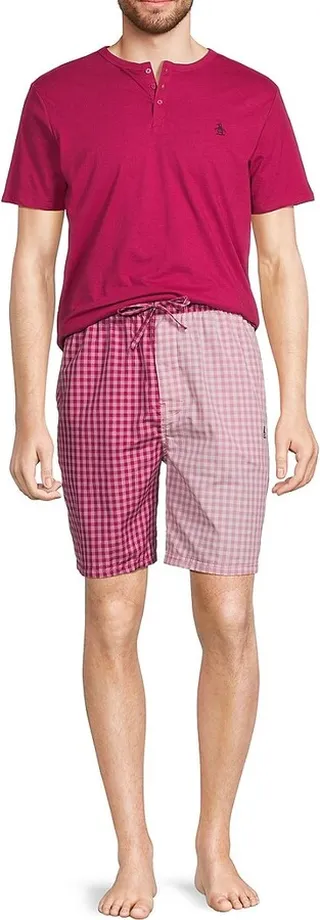Classic Fit 2-Piece Logo Pajama Set