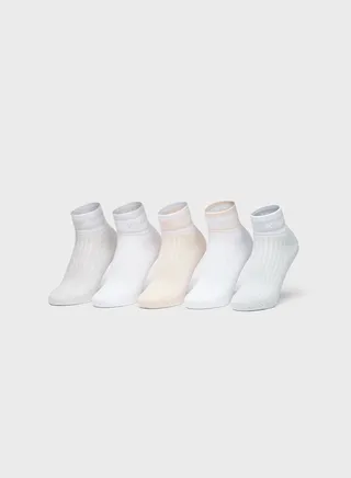 5 Pack Lin Design Ankle Socks