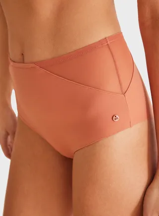 High Waist Button Detail Panty 
