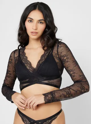 V-Neck Bralette Bra 