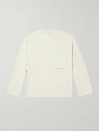 Cotton-Blend Terry T-Shirt