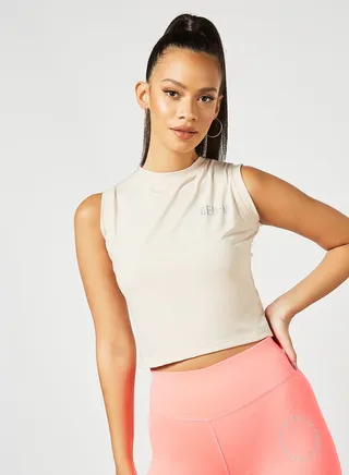 Active Sleeveless Top White 