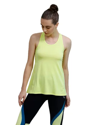 Sleeveless Pop Fresh Racerback Vest Neon Yellow 