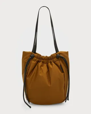 Drawstring Nylon Tote Bag