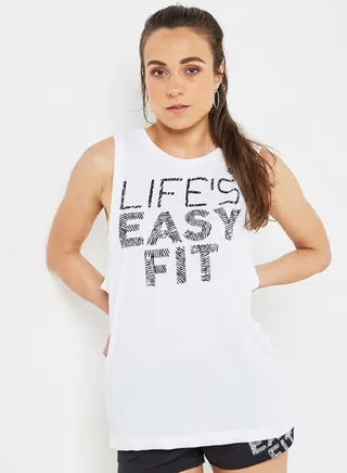 Life's Easy Fit Vest White 