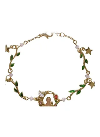 Silver Leaves Design Bracelet 