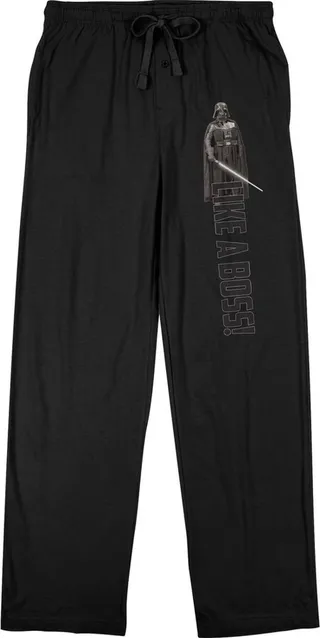 Star Wars Darth Vader Like A Boss Men’s Black Sleep Pajama Pants-3X-Large