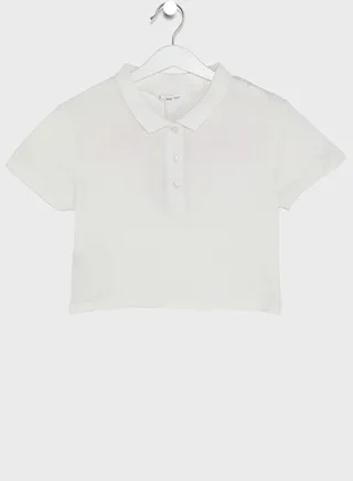 Kids Cropped Polo 