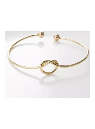 Gold Knot Pattern Bracelet 