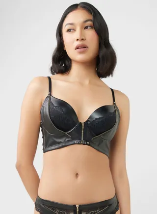 V-Neck Pushup Plunge Bra 
