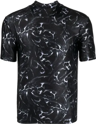 graphic-print short sleeve T-shirt