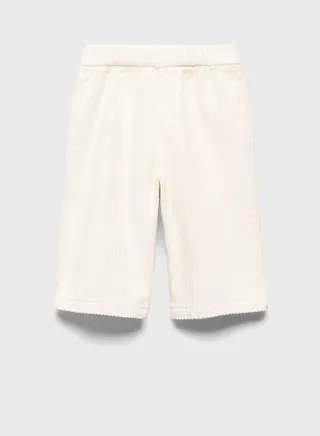Kids Corduroy Straight Fit Trousers 