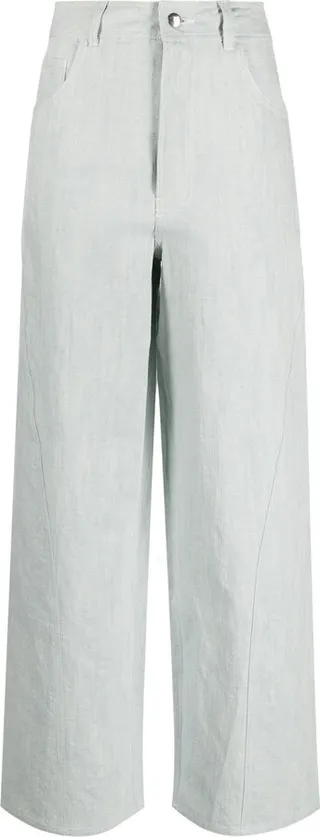High-Rise Wide-Leg Jeans