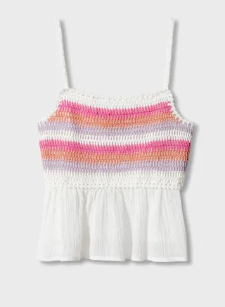 Youth Striped Knitted Top 