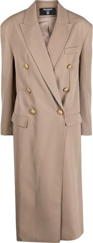 Double-Breasted Wool Coat