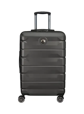 Air Armour Lightweight Luggage Trolley 68cm 4DW Black 
