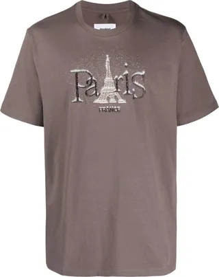 logo-print cotton T-shirt