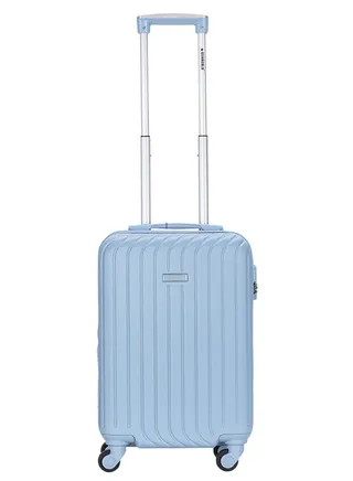 Single Hardside Spinner ABS Trolley Luggage With Number Lock 20 Inches 
