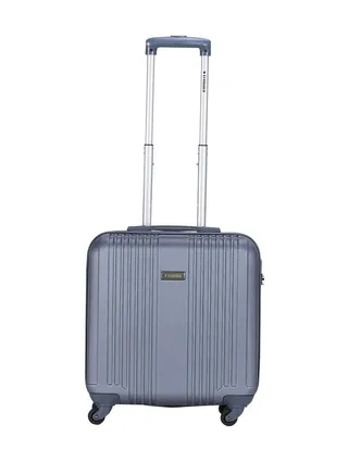 Single Hardside Spinner 4 Wheels Cabin Trolley Luggage With Number Lock 16 Inches Pale Blue 
