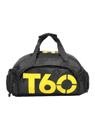 Travel Duffel Bag Black/Yellow 
