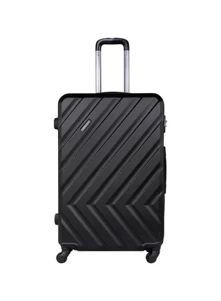 Pablo Cabin size ABS Hardside Spinner Luggage Trolley 20 Inch Black 