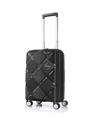 Instagon Spinner Small Cabin Luggage Trolley Jet Black 
