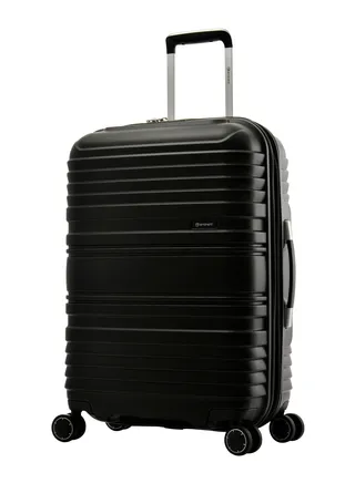 Hard Case Travel Bag Luggage Trolley TPO Lightweight Suitcase 4 Quiet Double Spinner Wheels with TSA Lock KH16 