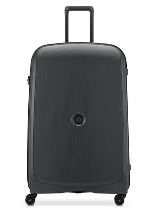 Delsey Belmont+ 83cm Hardcase 4 Double Wheel Non-Expandable Check In Luggage Trolley Black 