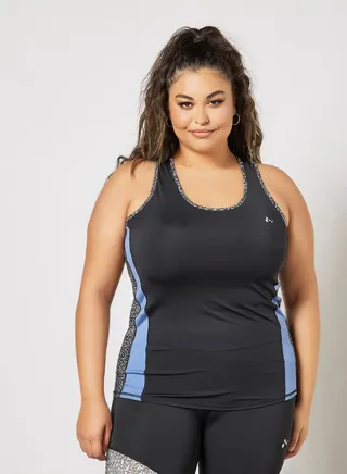Plus Size Training Vest Black 