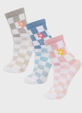 Woman 3 Piece Short Socks 