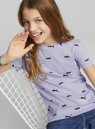 Essentials Kids Girls Logo Lab T-Shirt 