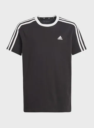 Essentials 3-Stripes Cotton Loose Fit Boyfriend T-Shirt 