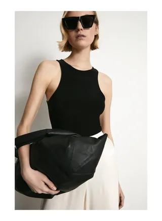 Premium Slinky Double Layer Racer Neck Vest 