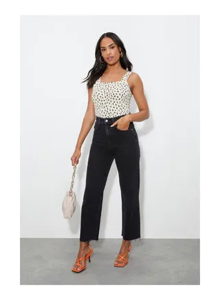 Animal Square Neck Vest 