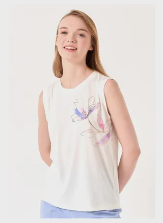 Floral Embroidered T-Shirt 