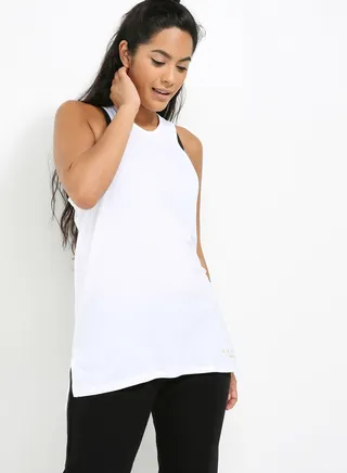 Racer Front Vest White 