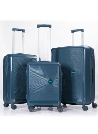 Trolley Luggage PP Hard Side 3PCS Set With TSA Lock Travel Bag 