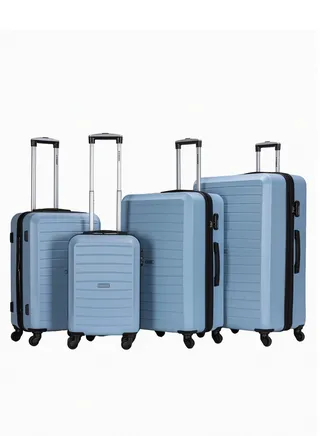 Suitcase Set of 4 PCS ABS Hardside Travel Luggage Bag 