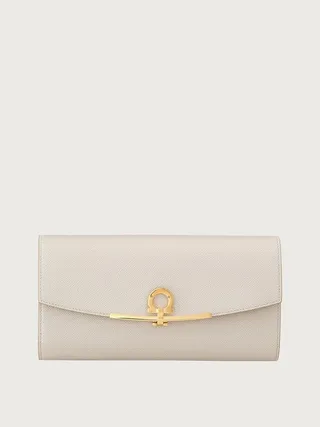 Ferragamo Women Gancini mini bag White