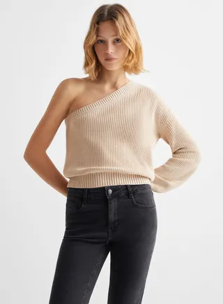 Youth One-Shoulder Sweater 